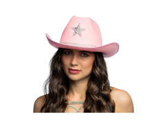Kapelusz kowbojski Taylor jasnoróżowy