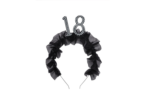 Opaska osiemnastka z falbanką - 1 szt.