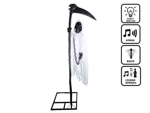 Dekoracja stojąca Śmierć z Kosą - 180 cm - 1 szt.