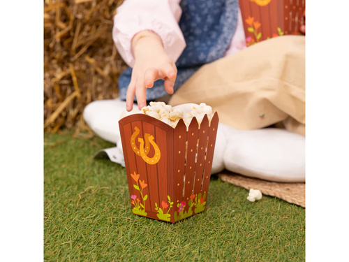 Pudełka na popcorn Stajnia - 6 szt.