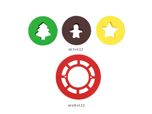 Zestaw foremek do ciastek na Boże Narodzenie - 4 szt.