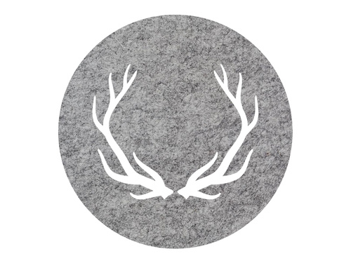 Podstawki pod kubek - Renifer - 10 cm - 4 szt.