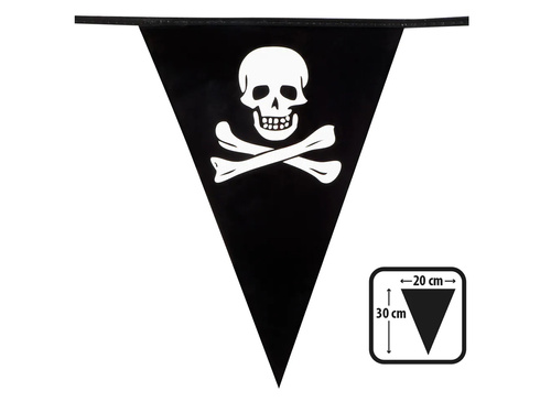 Baner flagi Flaga Piracka - 6 m - 1 szt.