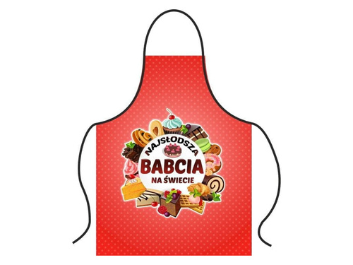 Fartuch kuchenny Premium Najsłodsza Babcia na świecie