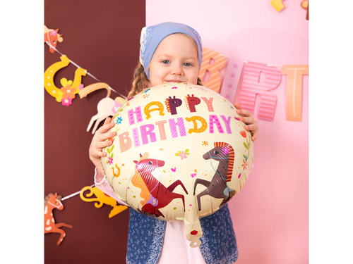 Balon foliowy Koniki - 45 cm - 1 szt.