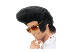 Czarna peruka Króla Rock’n’Rolla Elvisa