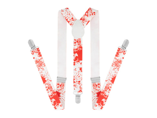 Zakrwawione szelki białe na Halloween