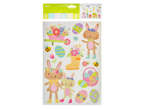 Dekoracyjne naklejki wielkanocne - 14 elem.