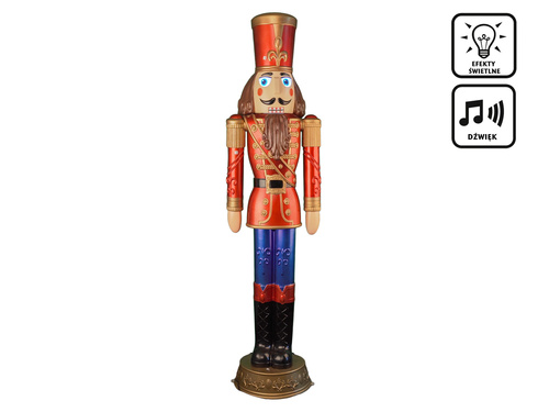 Dekoracja stojąca Dziadek do Orzechów - 185 cm - 1 szt.