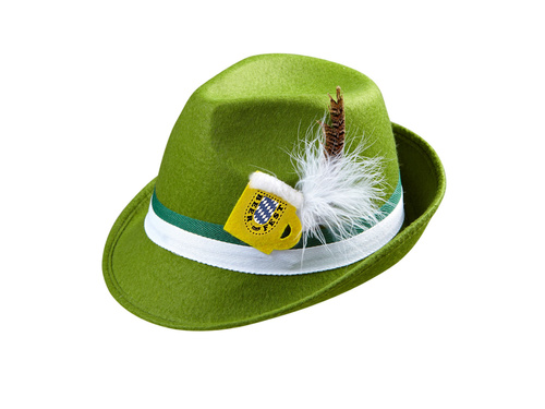 Kapelusz Bawarczyka zielony - 1 szt.