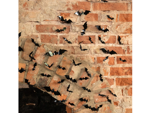 Naklejki foliowe 3D nietoperze - 60 szt.