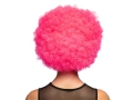 Peruka afro różowa - 1 szt.