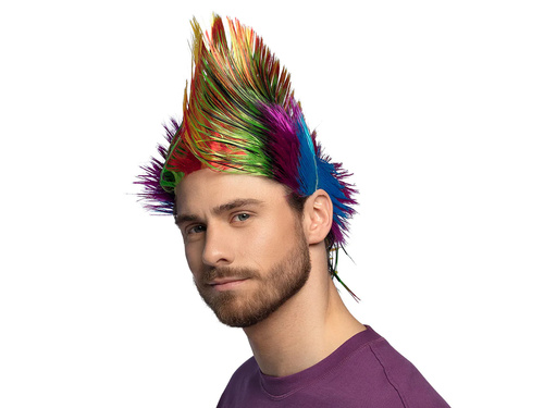 Peruka Punk kolorowa - 1 szt.