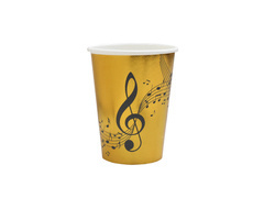 Kubeczki papierowe Pięciolinia - 270 ml - 10 szt.