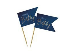 Pikery na muffiny Happy Birthday - 36 szt.