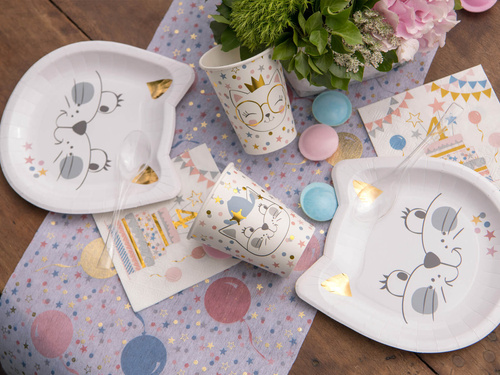 Kubeczki papierowe Kotek - 270 ml - 10 szt.