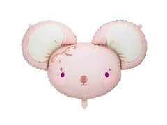 Balon foliowy Myszka różowa - 75 x 46 cm - 1 szt.