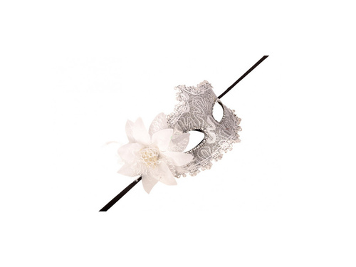 Maska karnawałowa srebrna