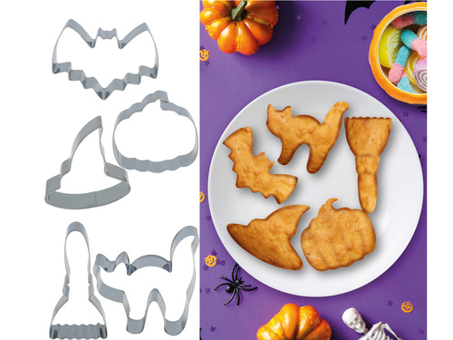 Zestaw foremek do ciastek na halloween - 5 szt.