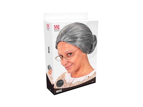 Peruka Babci siwa