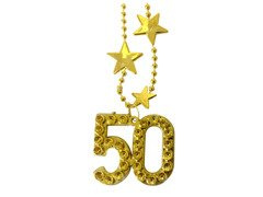 Naszyjnik złoty 50 pięćdziesiątka - 1 szt.