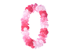 Naszyjnik hawajski Różowy - 1 szt.