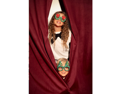 Okulary świąteczny Wieniec- 1 szt.