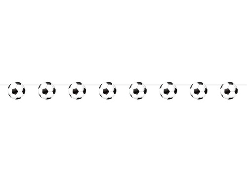 Girlanda Piłka Nożna - 200 cm - 1 szt.
