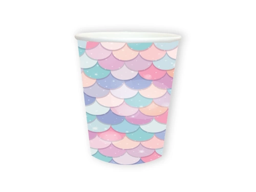 Kubeczki papierowe Syrenka - 250 ml - 6 szt.