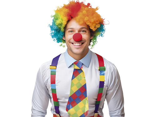 Krawat Klauna - 55 cm - 1 szt.