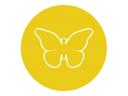 Podstawka pod talerz - Motylek - 36 cm - 1 szt.