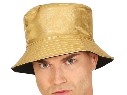 Kapelusz złoty - 1 szt.