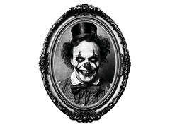 Obraz z Klaunem na halloween - 1 szt.