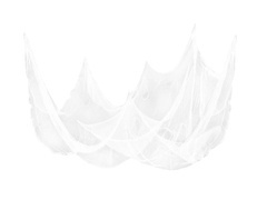 Biała siatka na Halloween - 76 x 300 cm - 1 szt.