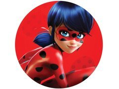 Dekoracyjny opłatek tortowy Miraculum - 20 cm