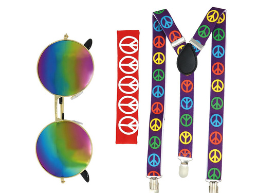 Zestaw akcesoriów w stylu hippie - 3 szt.