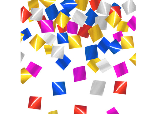 Tuba strzelająca - kolorowe konfetti - 11 cm - 1 szt.