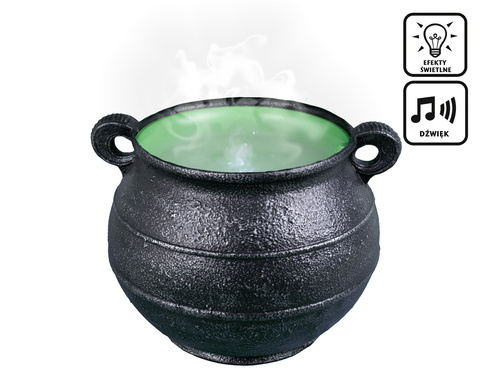Bulgoczący kociołek wiedźmy - 45 x 43,5 x 35,8 cm - 1 szt.