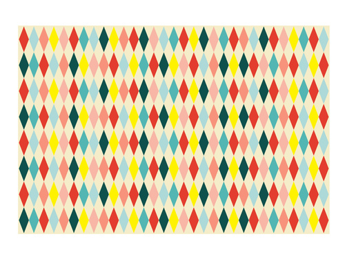 Obrus w Romby - 120 x 180 cm - 1 szt.