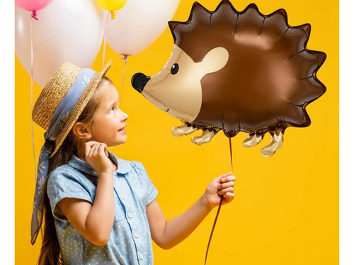 Balon foliowy Jeż - 50x34 cm - 1 szt.