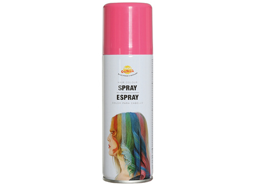 Zmywalny pastelowy spray do włosów 125 ml - różowy