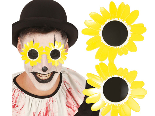 Okulary Stokrotki żółty - 1 szt.