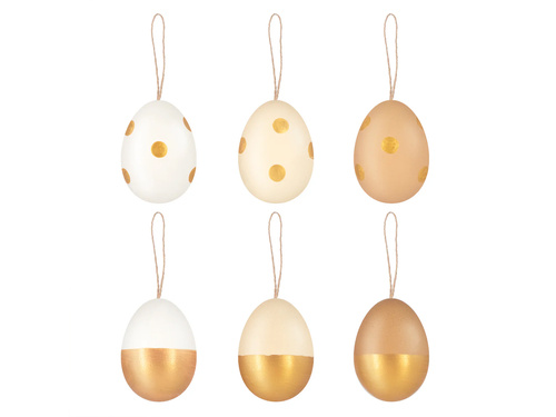 Dekoracja wisząca pisanki - 6 szt.