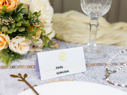 Winietki składane na I Komunię Świętą - 10 szt.