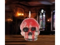 Świeczka Czaszka na halloween - 10 cm - 1 szt.
