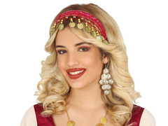 Opaska Cyganki z monetami - 1 szt.