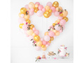 Balony pastelowe różowe - 12 cm - 100 szt.