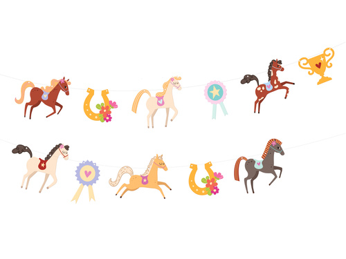 Girlanda Koniki - 270 cm - 1 szt.