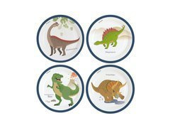 Talerzyki urodzinowe Dinozaury - 23 cm - 8 szt.