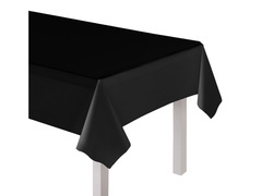 Obrus papierowy czarny - 137 x 274 cm - 1 szt.